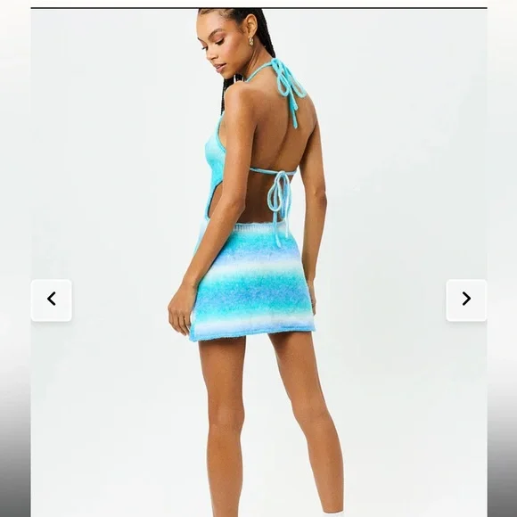 Frankies Bikinis | Debbie Knit Halter Dress - Picture 3 of 9